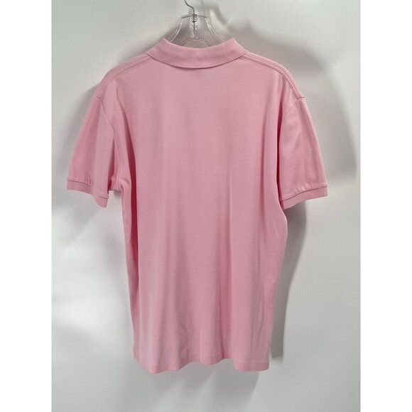Ralph Lauren Pink Polo Shirt Short Sleeves Cotton Old Money Country Club Mens M - Picture 4 of 4